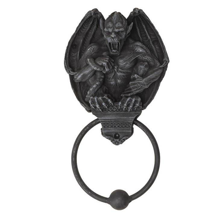 Gothic Gargoyle Decorative Door Knocker for wholesale by Pacific Trading