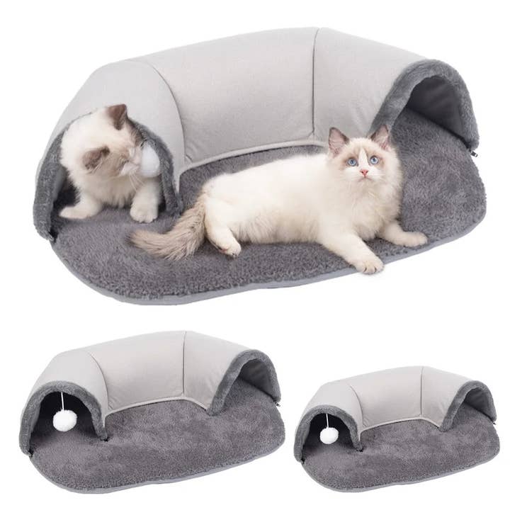 YIKELEATHER - Wholesale Pet Toy - Cat - Ellipses Pet Cat Tunnel Interactive Play Toy Cat Bed Nest Dual Use Ferrets Rabbit Tunnels Indoor Toys House Kitten Training Toy