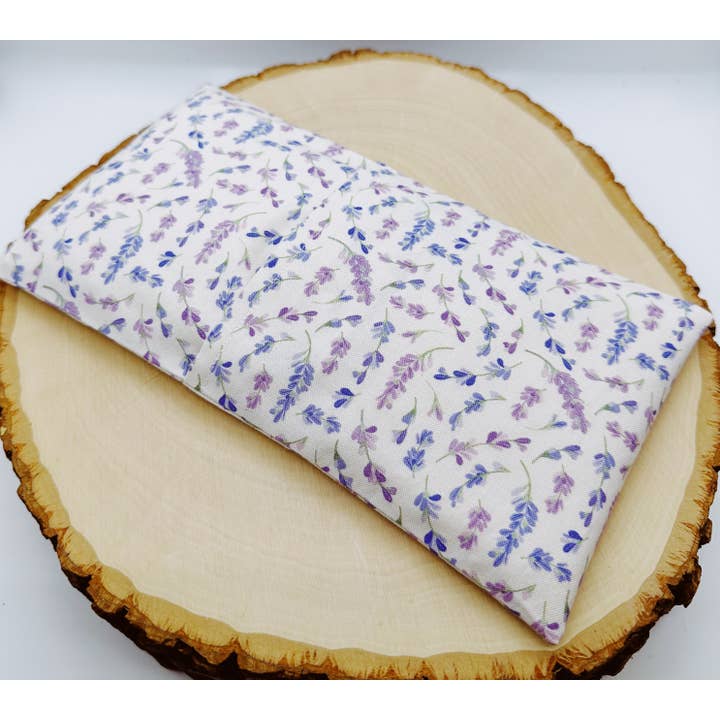 Wellness & Oils - Wholesale Spa/Therapy Pillow - Lavender Eye Pillow with Washable Cover-Beige Lavender 1