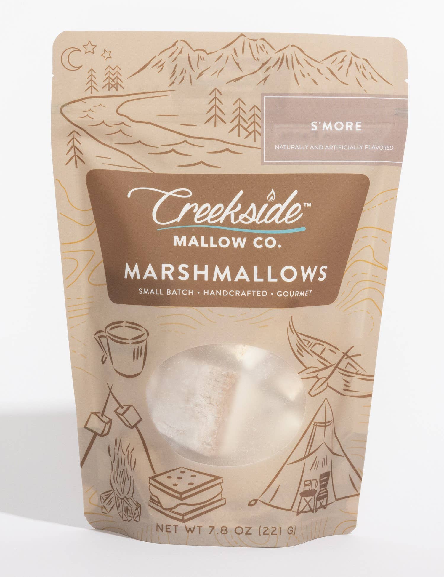 Creekside Mallow Co. - Wholesale Marshmallow - S'mores Mallow(Large Bag)(12 Count)