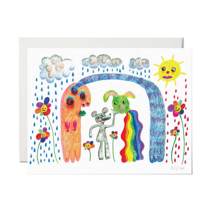 Holly Simple Magical Place Greeting Card for wholesale by Holly Simple