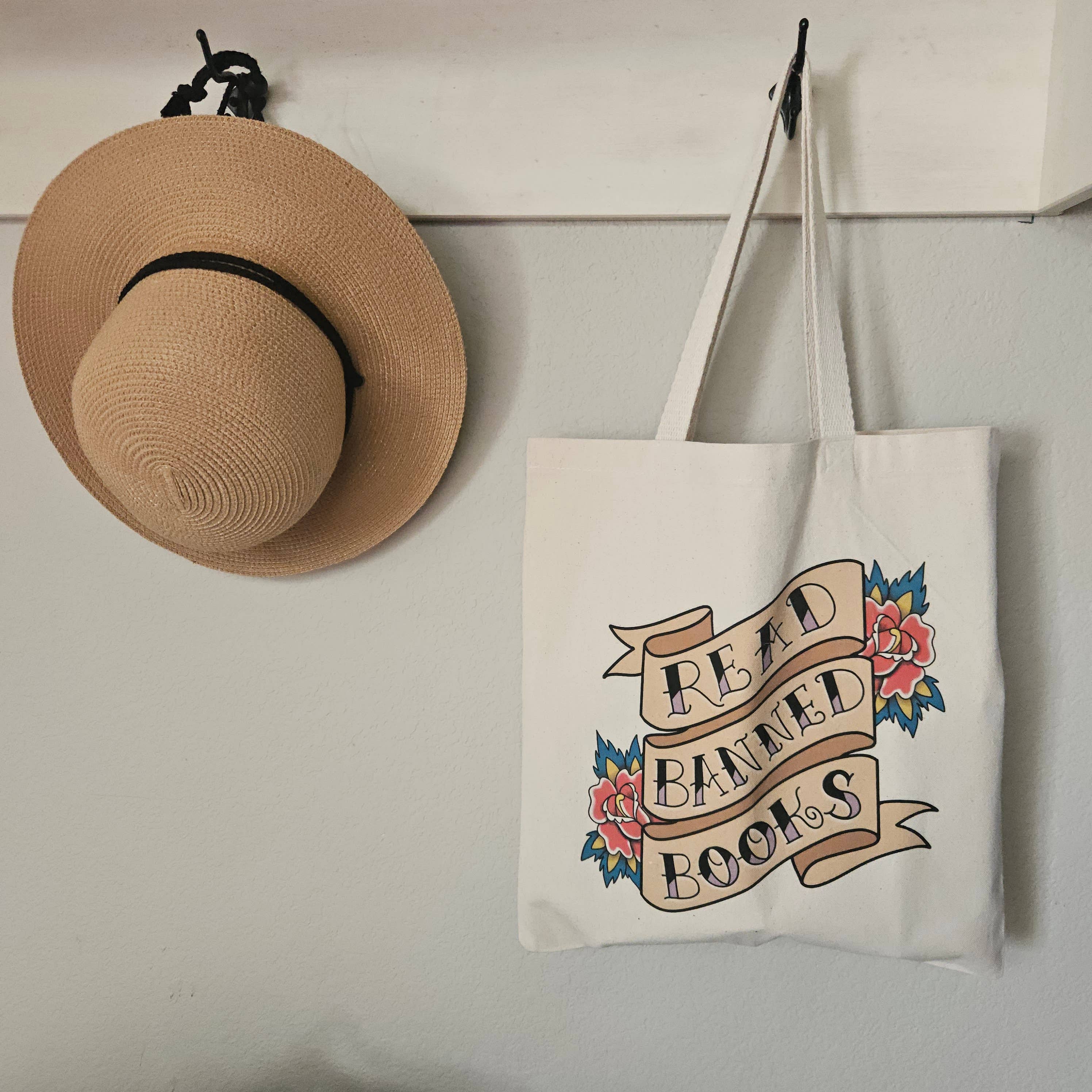 Nerd Lady Designs - Wholesale Tote Bag - Women's - Read Banned Books Tote Bag2