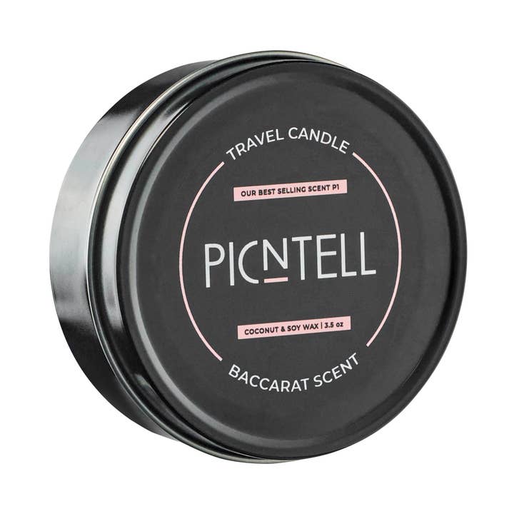 PICNTELL - Wholesale Travel Candles - Perfume Scented Candle - P1 Baccarat Fragrance0
