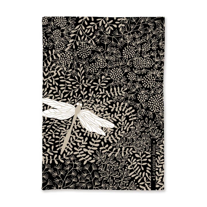 "Dragonfly" Tea Towel for wholesale by Le cerisier blanc