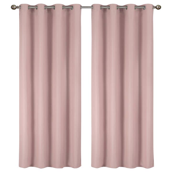 J&V TEXTILES - Wholesale Curtain - 2 Pack - 55'' X 84'' Solid Thermal Blackout Panels (19 Colors)8
