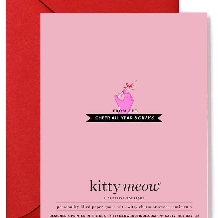 Kitty Meow Boutique - Wholesale Thank You Card - Botox Injector Funny Thank You Greeting Card & Nurse Holiday Thank You Card2