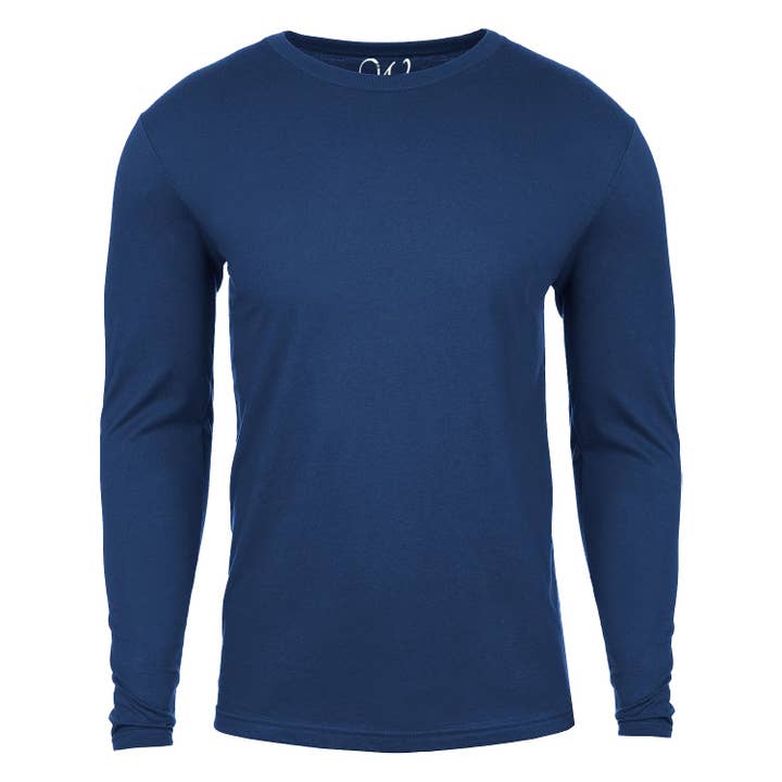 EWC 361RB Royal Blue Basic Cotton Long Sleeve for wholesale by Ethan Williams