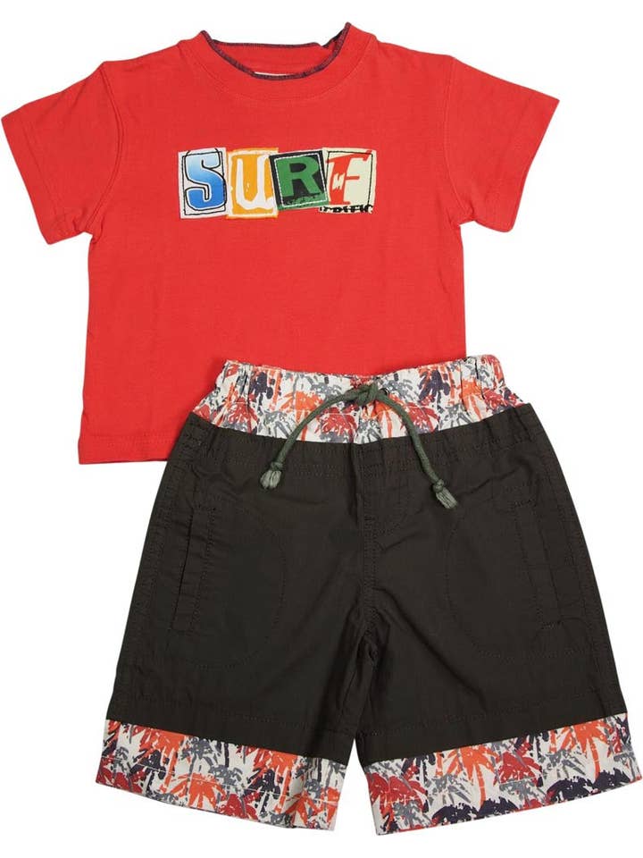 Eastern Off Price - Wholesale Top & Short Set - Kids - Mish Mish Baby Boy Infant Cotton Knit Short Sleeve Short Set12