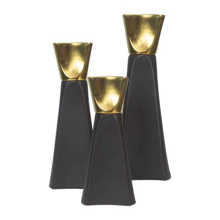 Imogen Bottles -Set 3 for wholesale by Kavana Decor by The Import Collection