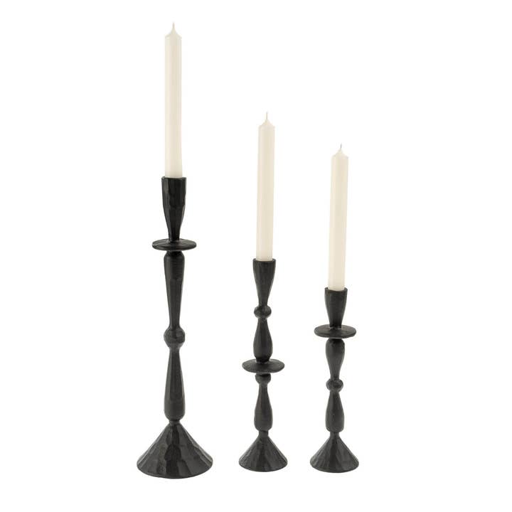 Indaba Trading - Wholesale Candle Holder - Imani Candle Holder L, Black2