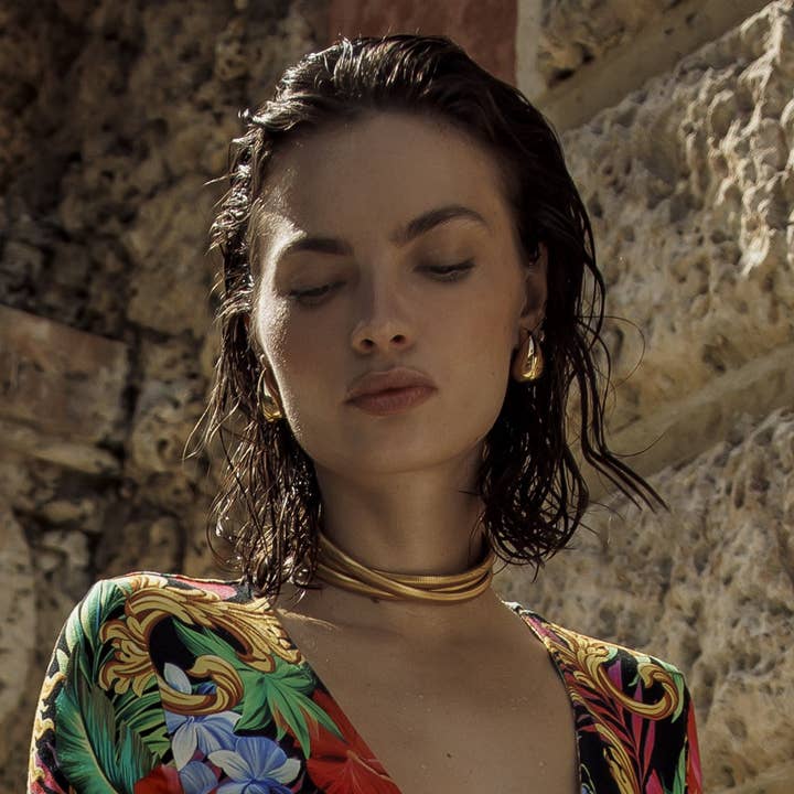 Sahira Jewelry Design - Wholesale Dangle Earrings - Elia Raindrop Earring4