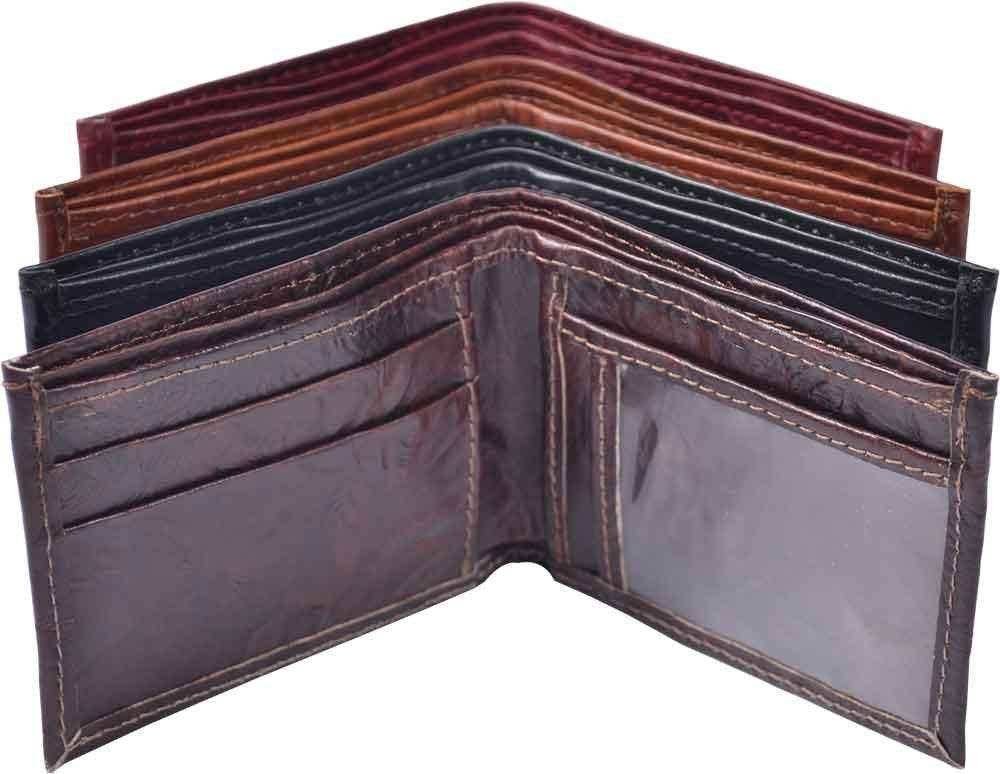 Atitlan Leather - Wholesale Portemonnee - Heren - Tweevoudige leren portemonnee met ID-venster1