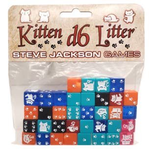 Kitten d6 Litter for wholesale by Steve Jackson Games