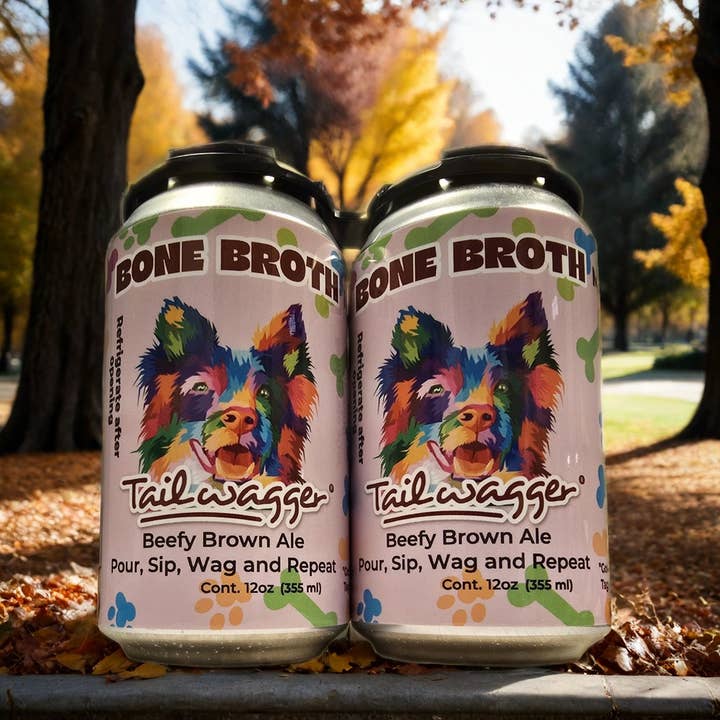 Tailwagger Dog Beer - Wholesale Pet Food - Dog - Tailwagger Savory Beef Bone Broth2