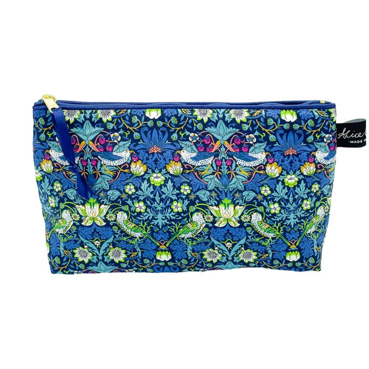 Liberty Cosmetic Bag Strawberry Thief Songbird | Gifting for wholesale by Alice Caroline