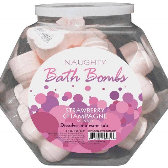 Naughty Bath Bombs Fishbowl for wholesale by Kheper Games Inc
