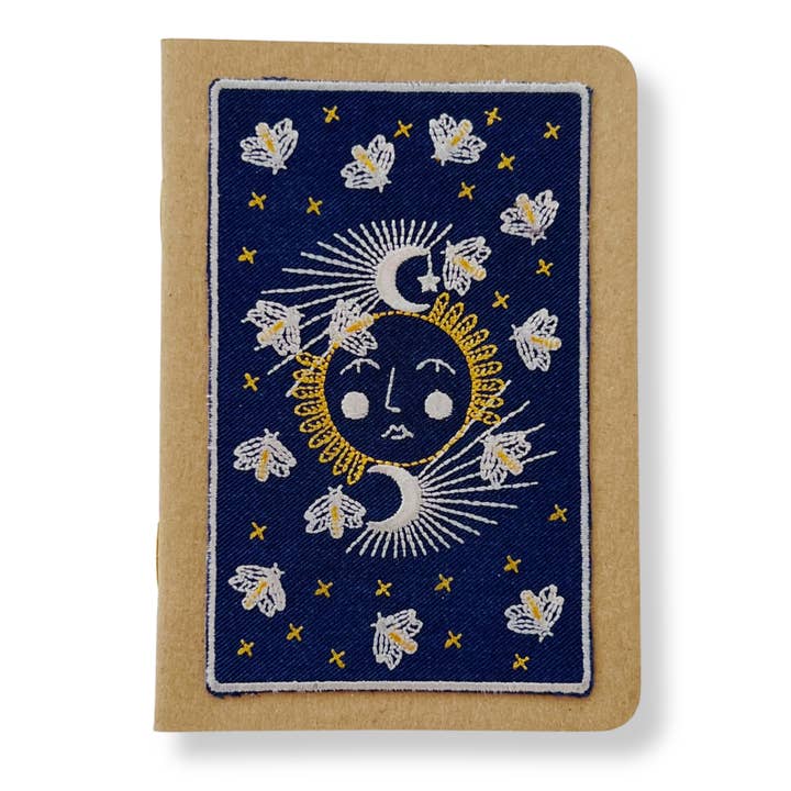 Carnet de Poche Broderie Moonglow pour la vente par Rikrack