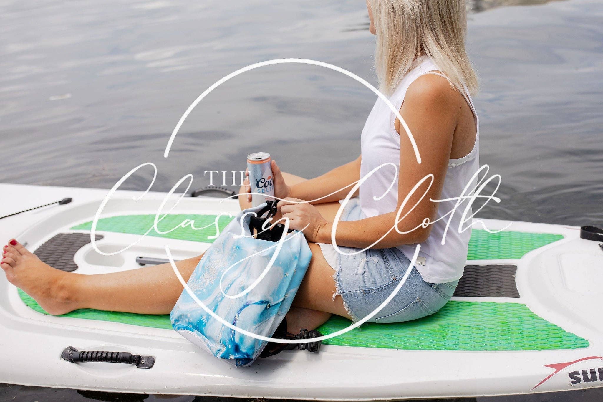 The Classy Cloth WS - Wholesale Beach Bag - 5L Waterproof Dry Bag - Blue Galaxy RTS1