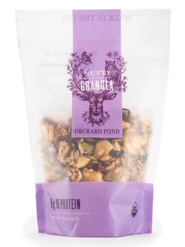 Nutty Granola 8 oz. for wholesale by Orchard Pond