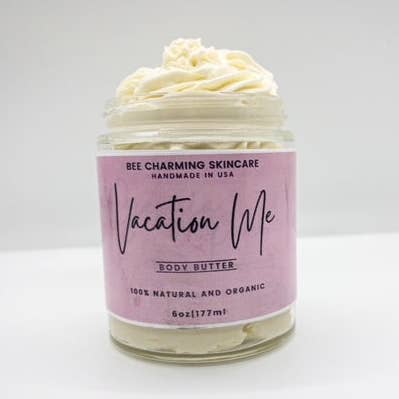 Vacation Me Whipped Body Butter for wholesale by Bee Charming Skincare