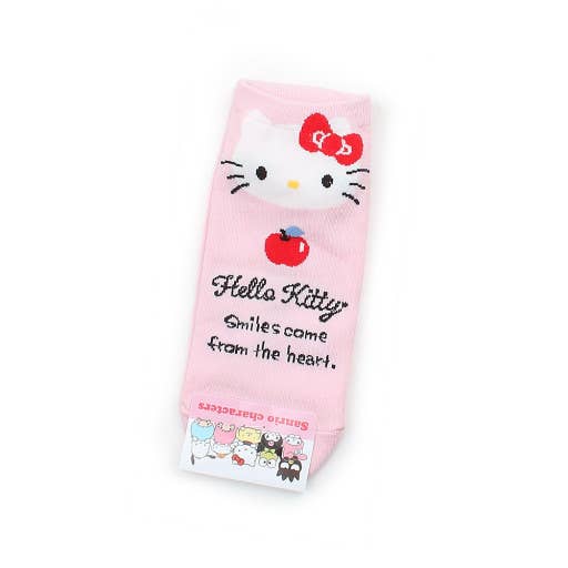 K_Wonderland - Wholesale Socks - Women's - Sanrio Cotton Sneakers Letters Socks- Kuromi Socks