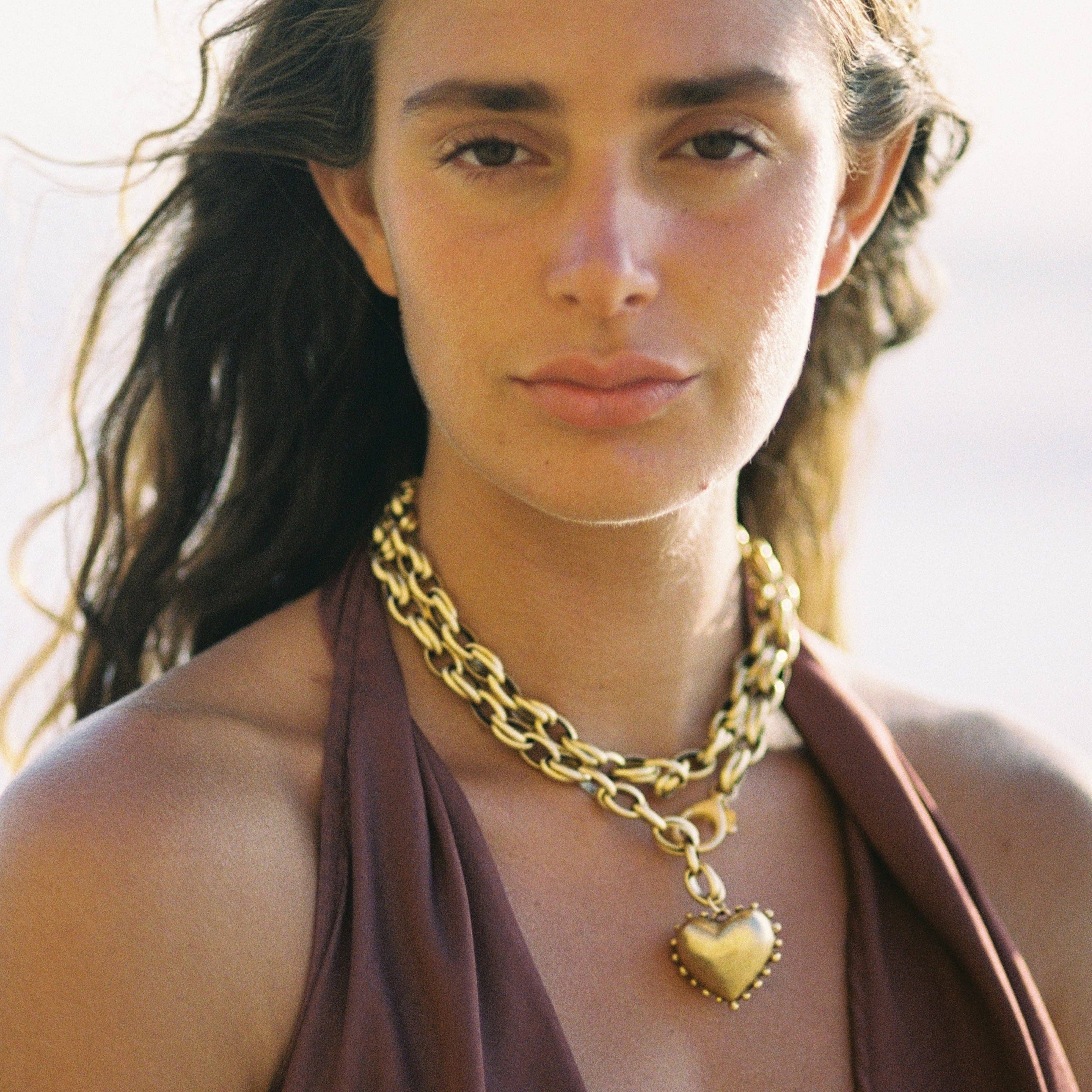 sccollection - Wholesale Pendant/Charm Necklace - Marley Dotted Heart Necklace1