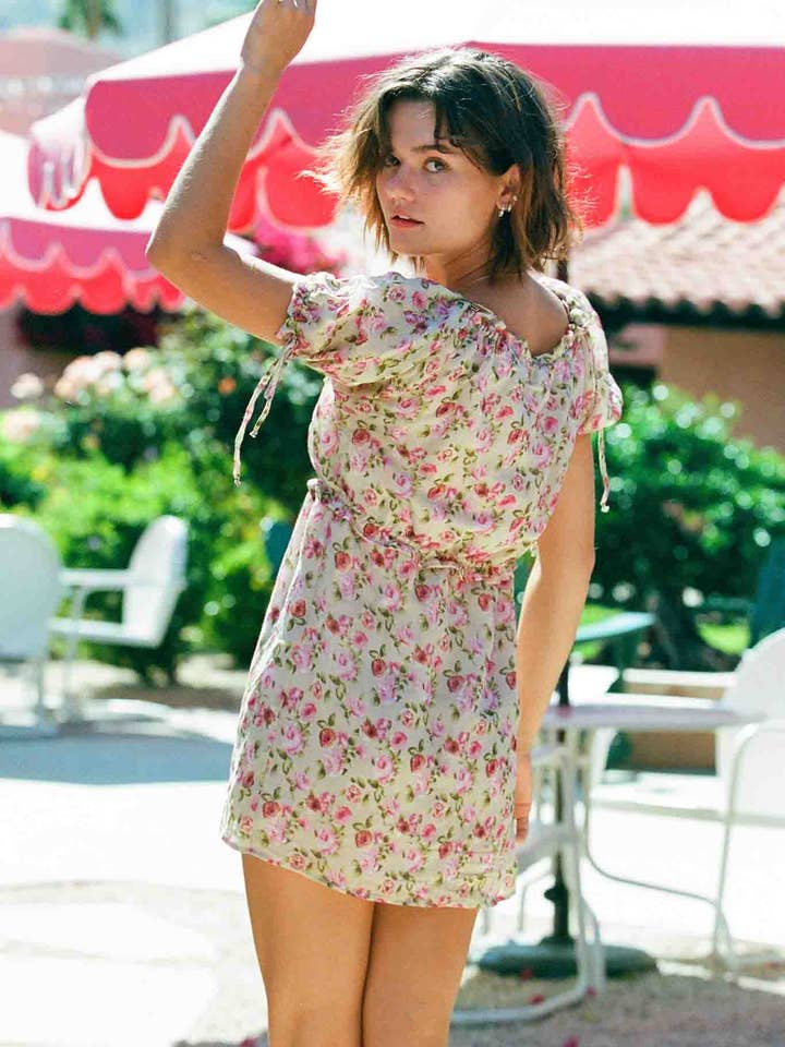 Vestido Narciso - Rosa Floral para venta al por mayor de merritt charles