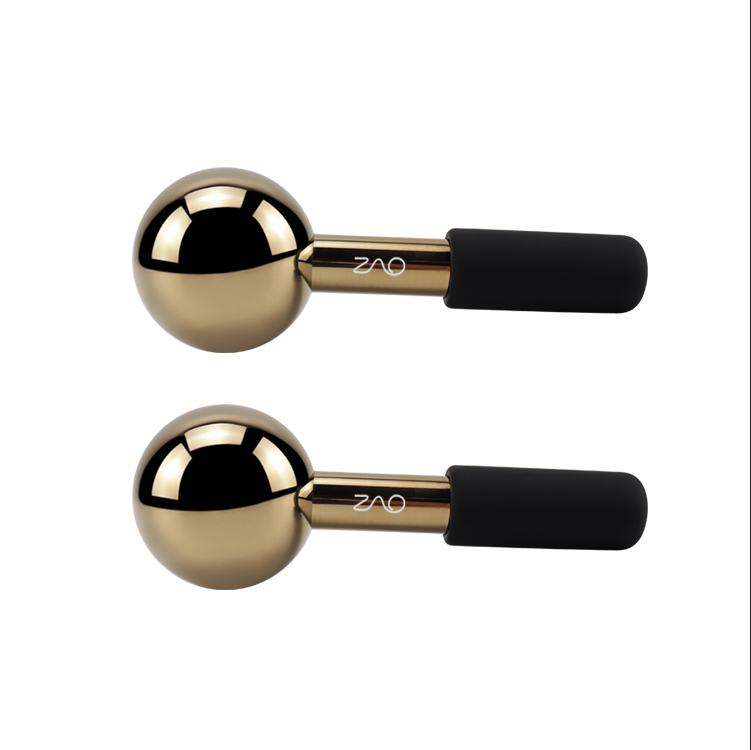 ZAQ Skin + Body Care - Wholesale Face/Beauty Roller - ZAQ Icy CRYO Steel Ice Globes1