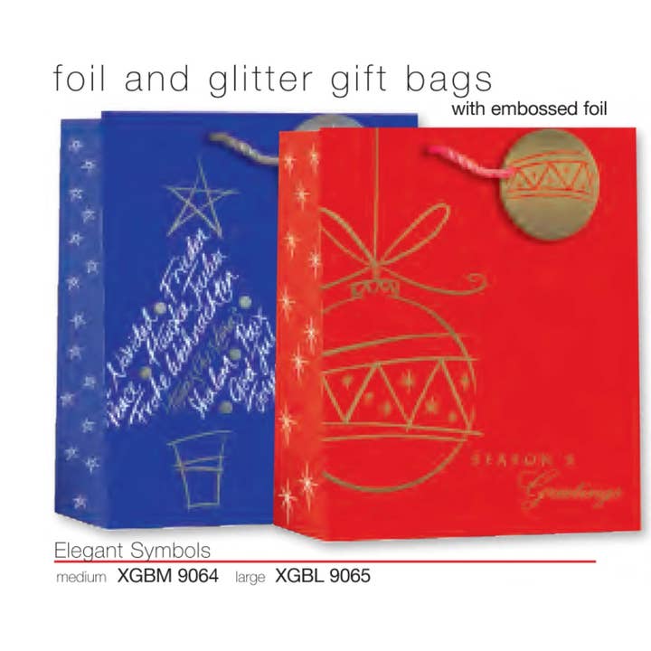 DICKENS INC. - Wholesale Gift Bag - Christmas Gift Bag Medium | SEGB | XGBM9064