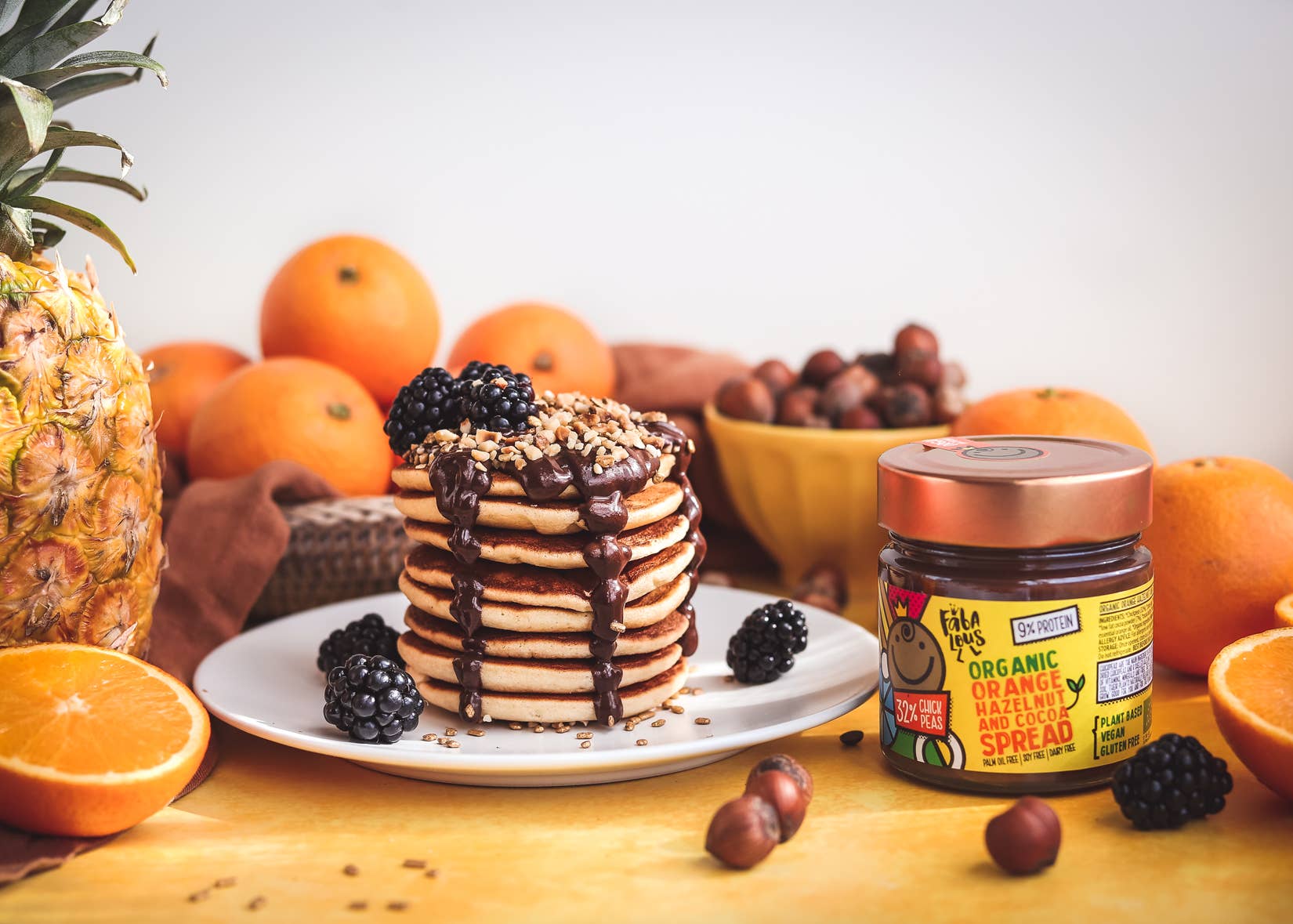 Gourmica - Wholesale Nut Butter - Fabulous orange, hazelnut, and cocoa chickpea spread (200g)2