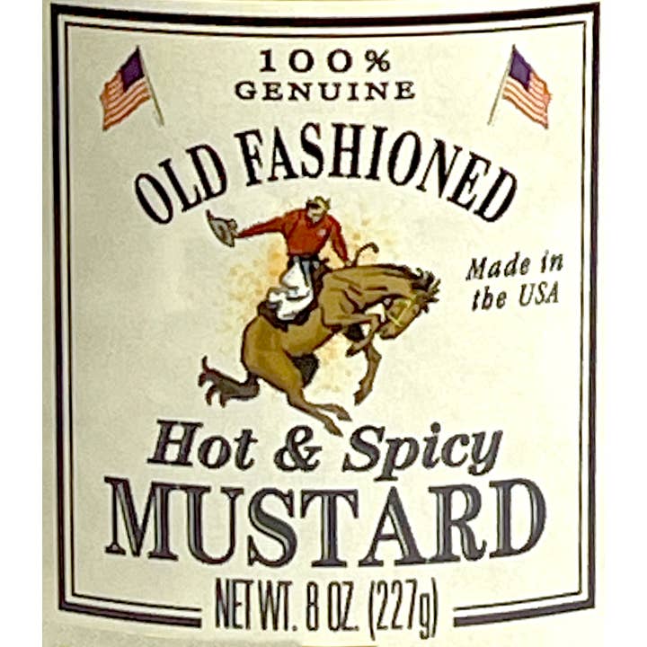 Golden West Specialty Foods - Wholesale Mustard - Shemps Old Fashioned Hot & Spicy Mustard - 8 oz