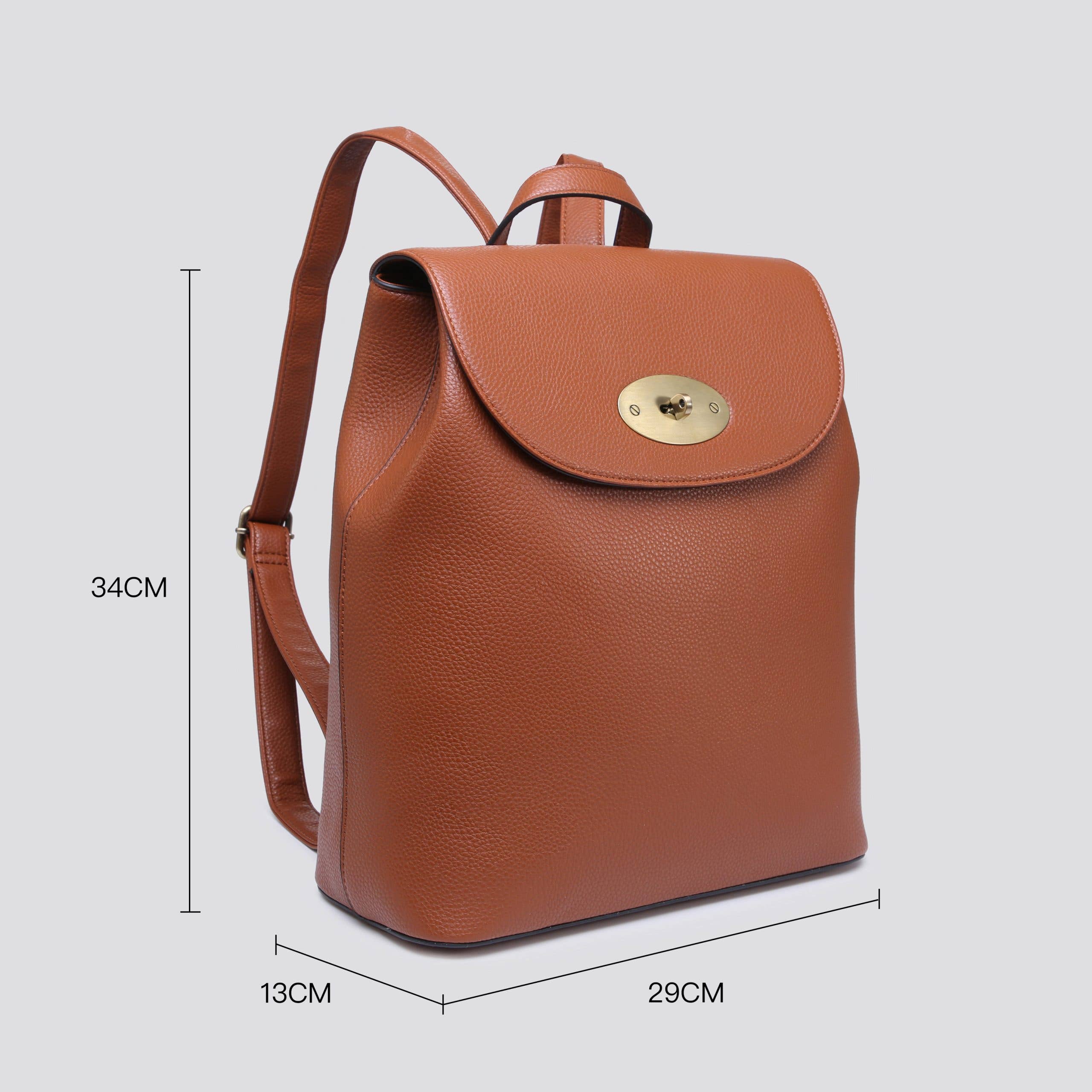 House of Milano - Wholesale Backpack - Women's - 3119 Faux Leather Large Backpack5