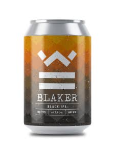 Blaker Black IPA 7.0% Beer 24x33cl (can) for wholesale by Brouwerij de Werf