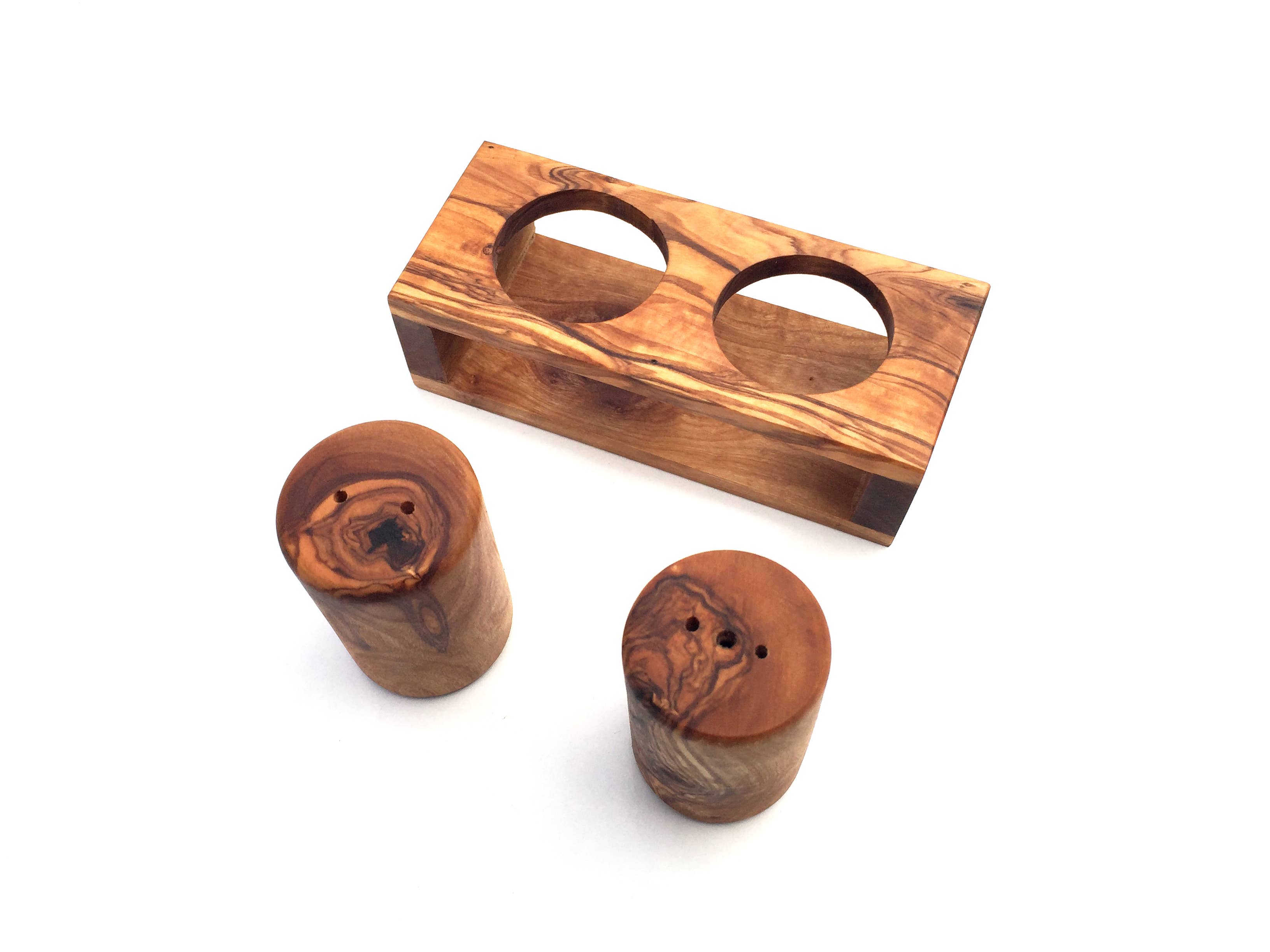 medina mood - Wholesale Zout-en pepersetje - Zout- en peperstrooierstation van olijfhout4