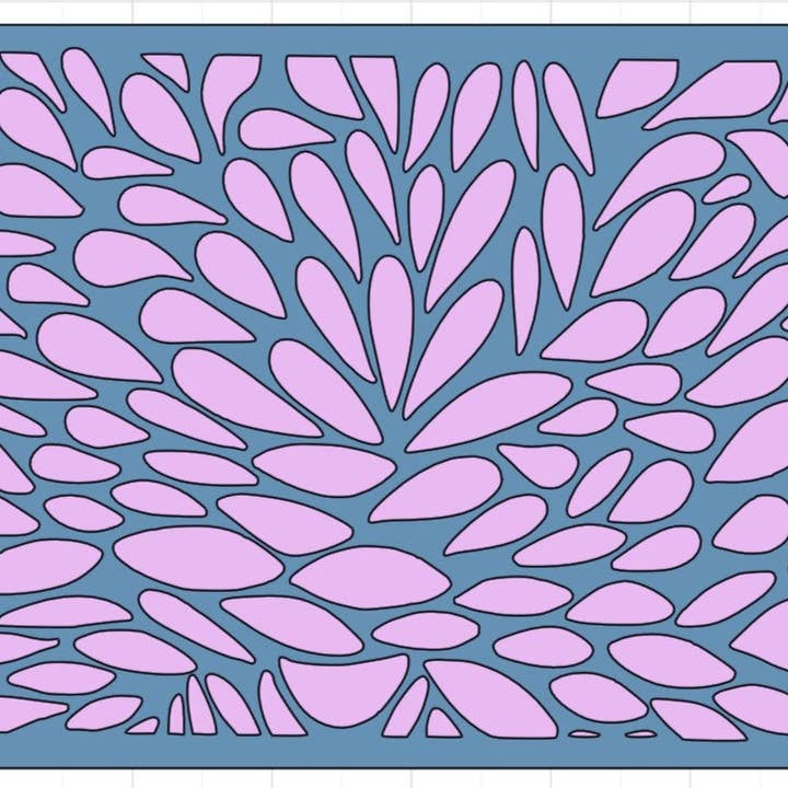 Pochoir Raindrops pour la vente par Belle Stencils