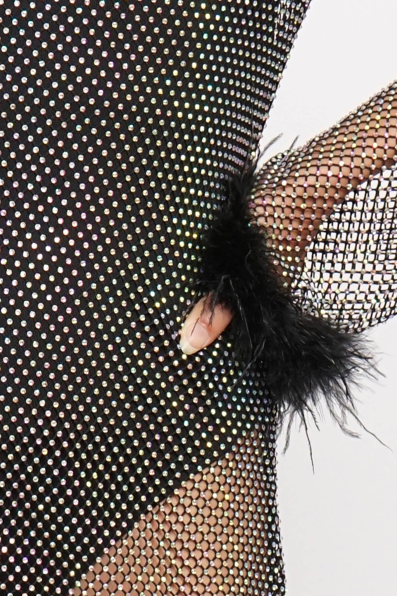 Sans Souci - Wholesale Dress - Women's - FEATHER TRIM CRYSTAL MINI DRESS3