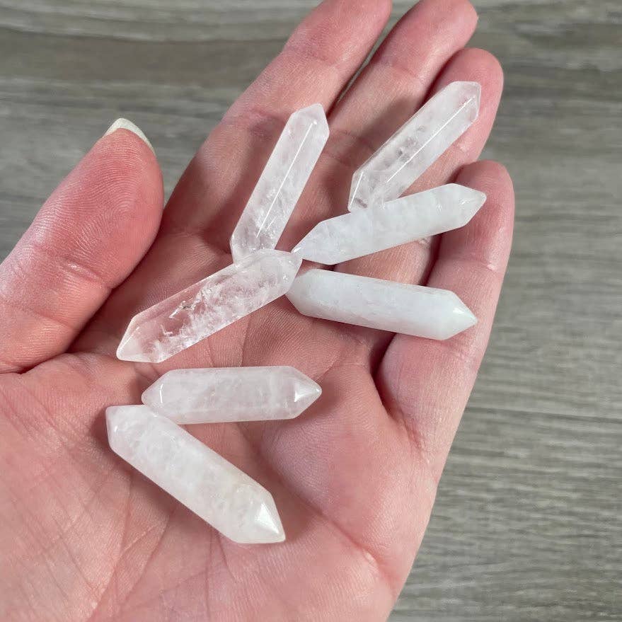 Keystone Crystals - Wholesale Spiritual Stone/Crystal - Small Gemstone Double Terminated Carved Crystal Wands12
