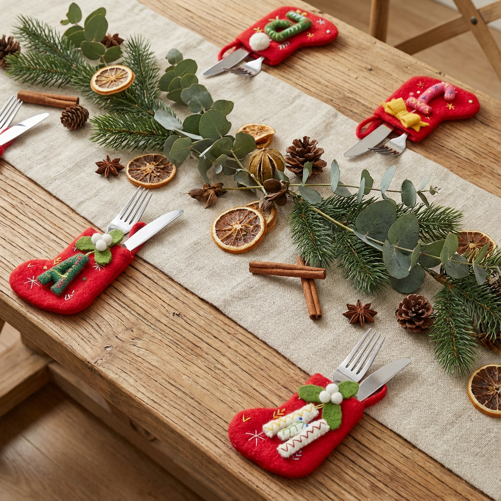 Felt So Good - Wholesale Holiday Stocking - Handmade Felt Mini Alphabet Stockings - INDIVIDUAL LETTERS6