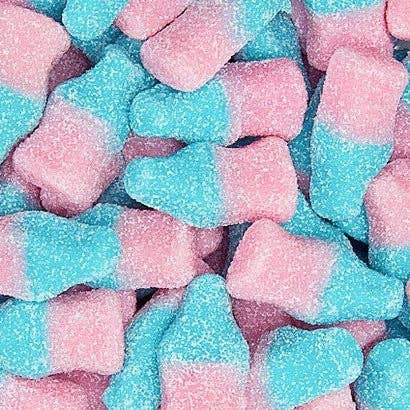 Gustaf's Sour Bubble Gum Bottles 6.6 Pound bag for wholesale by Long Island Candy Factory