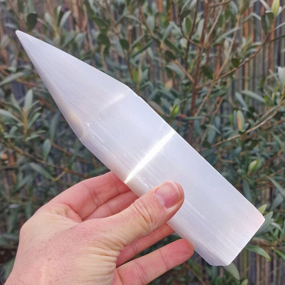 Shamans Crystal – wholesale Spiritual stone/crystal – Selenite Mountains, Towers, Points, Spirals Crystals12