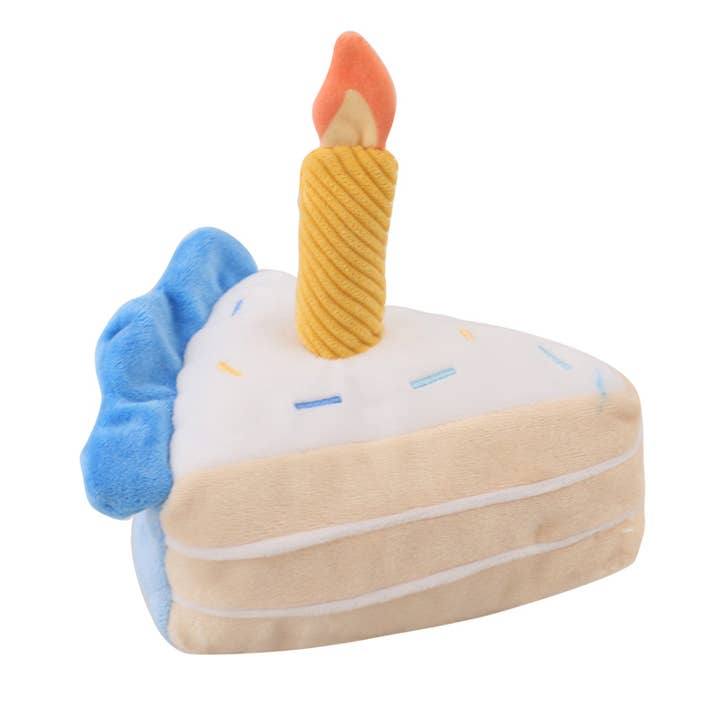 Petkin - Jouet pour chien en peluche en forme de gâteau d'anniversaire avec pouic-pouic pour la vente par Cheerhunting