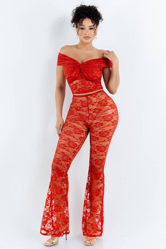 Belita Collection - Wholesale Top & Pant Set (NOT Loungewear) - Women's - Off Sholder W Pants Set6