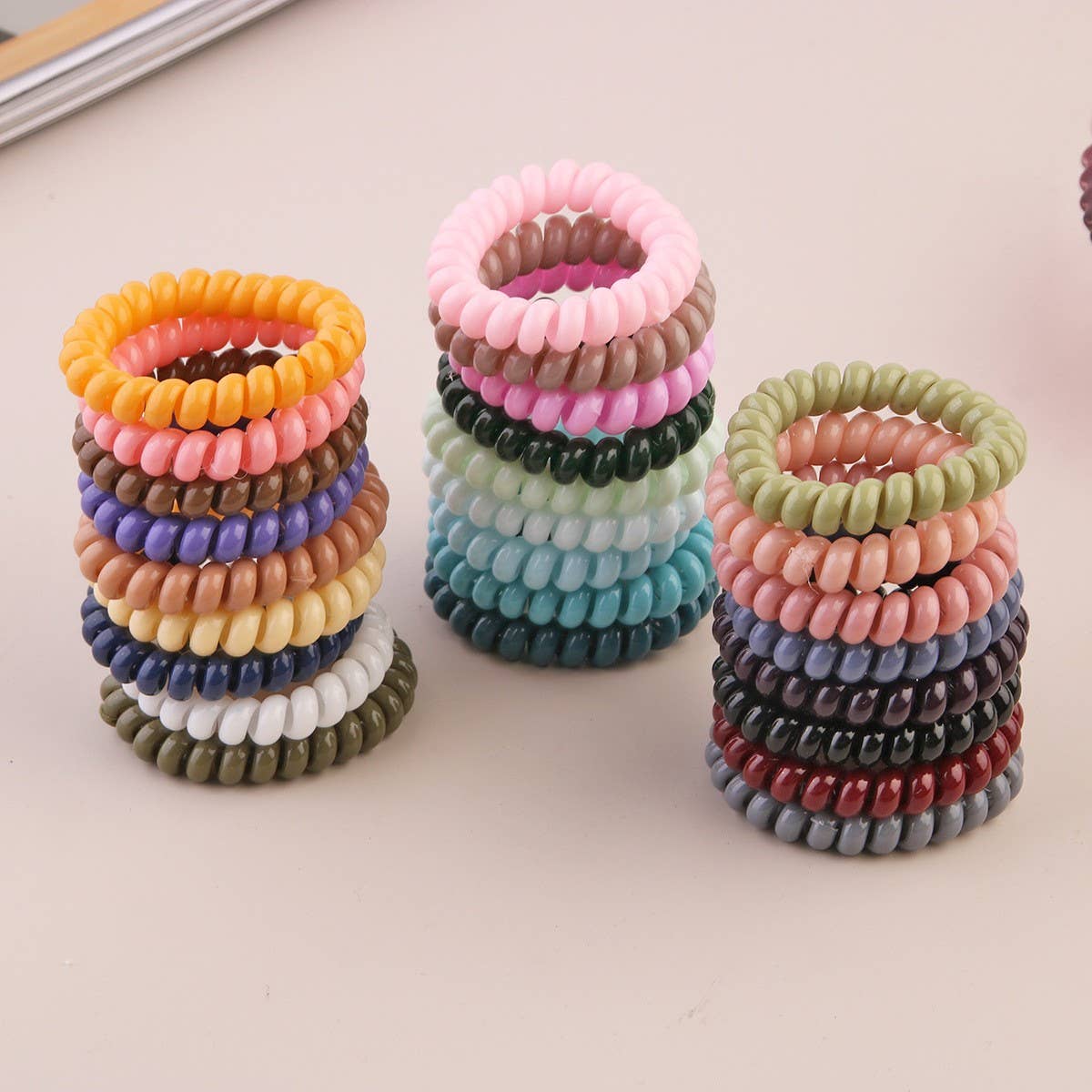 NINEXIS - Wholesale Hair Tie - CWAHA1108_Simple Phone Line Hair Tie  29
