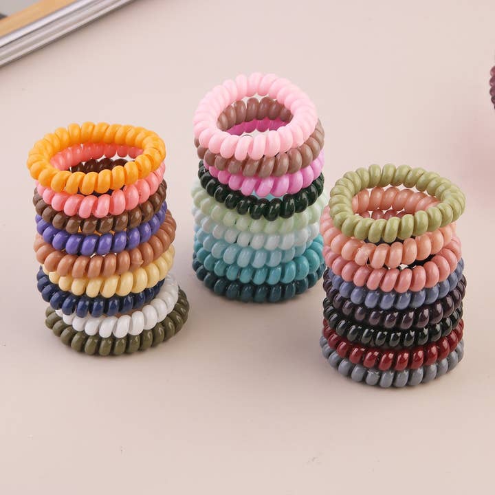 NINEXIS - Wholesale Hair Tie - CWAHA1108_Simple Phone Line Hair Tie 29