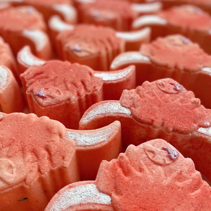 The Sister Made - Wholesale Bath Bomb/Fizz - Highland Cow Bath Bomb4