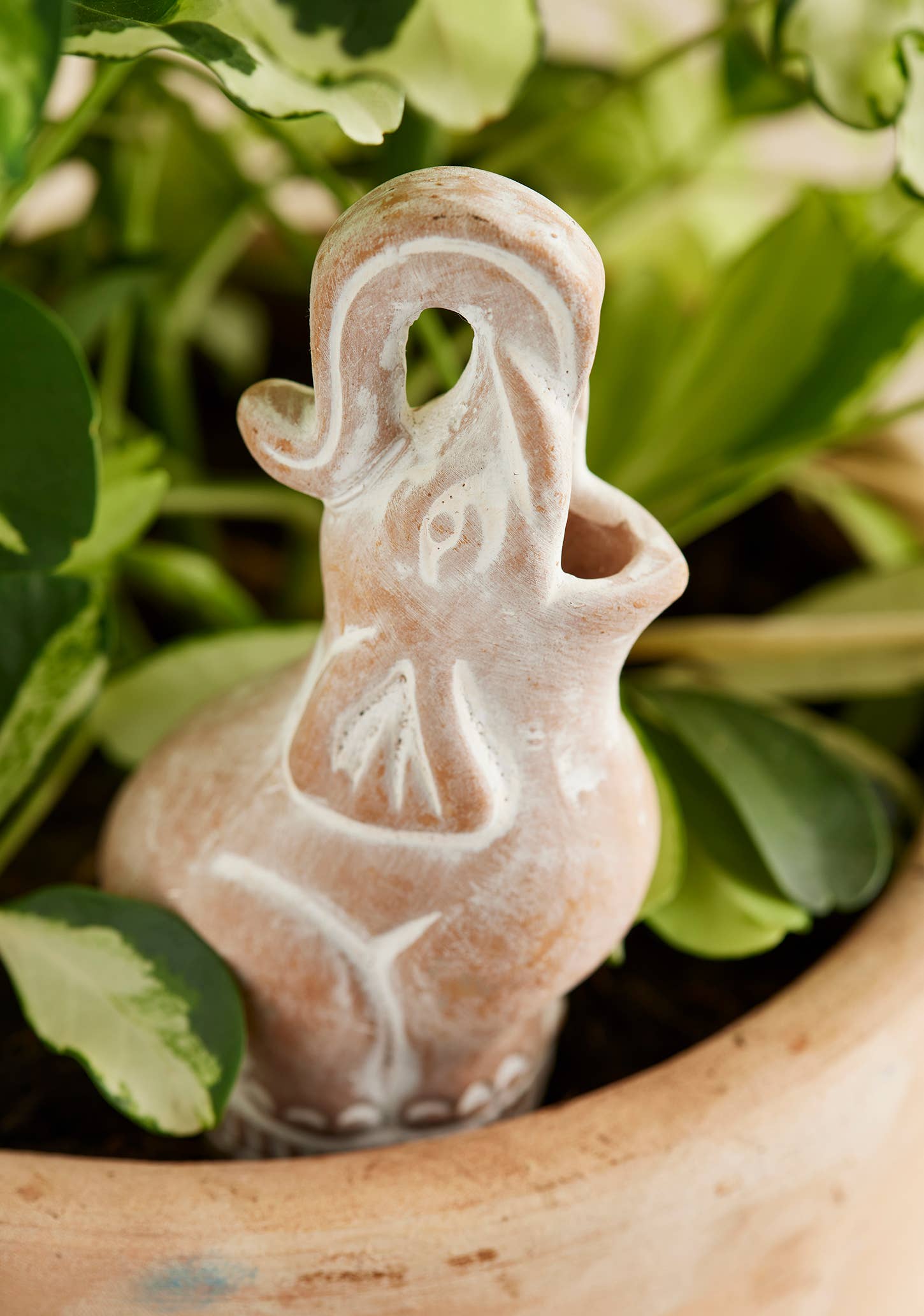 Namaste - Wholesale Watering can - Terracotta Elephant Watering Spike2