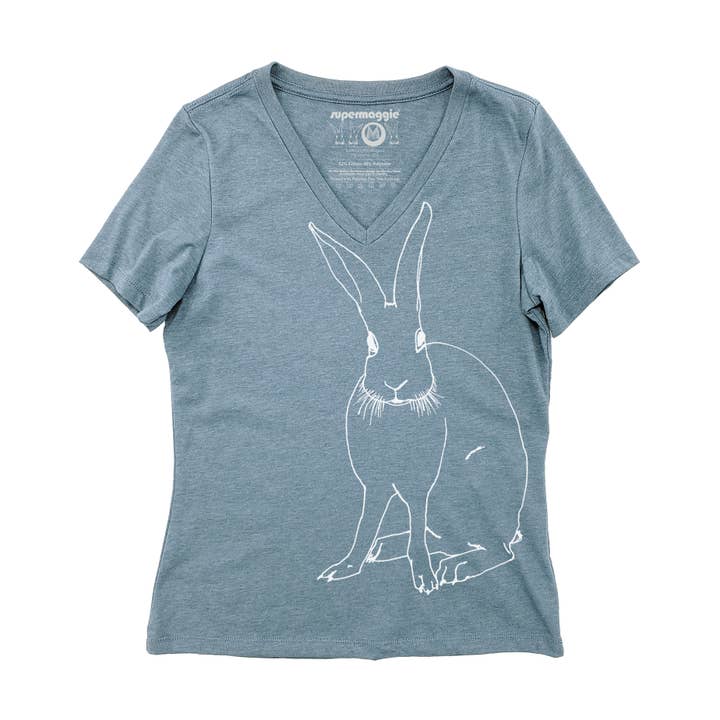 Supermaggie @ Faire - Vente T-shirt sérigraphié – femme - Funny Bunny Vera Vee2