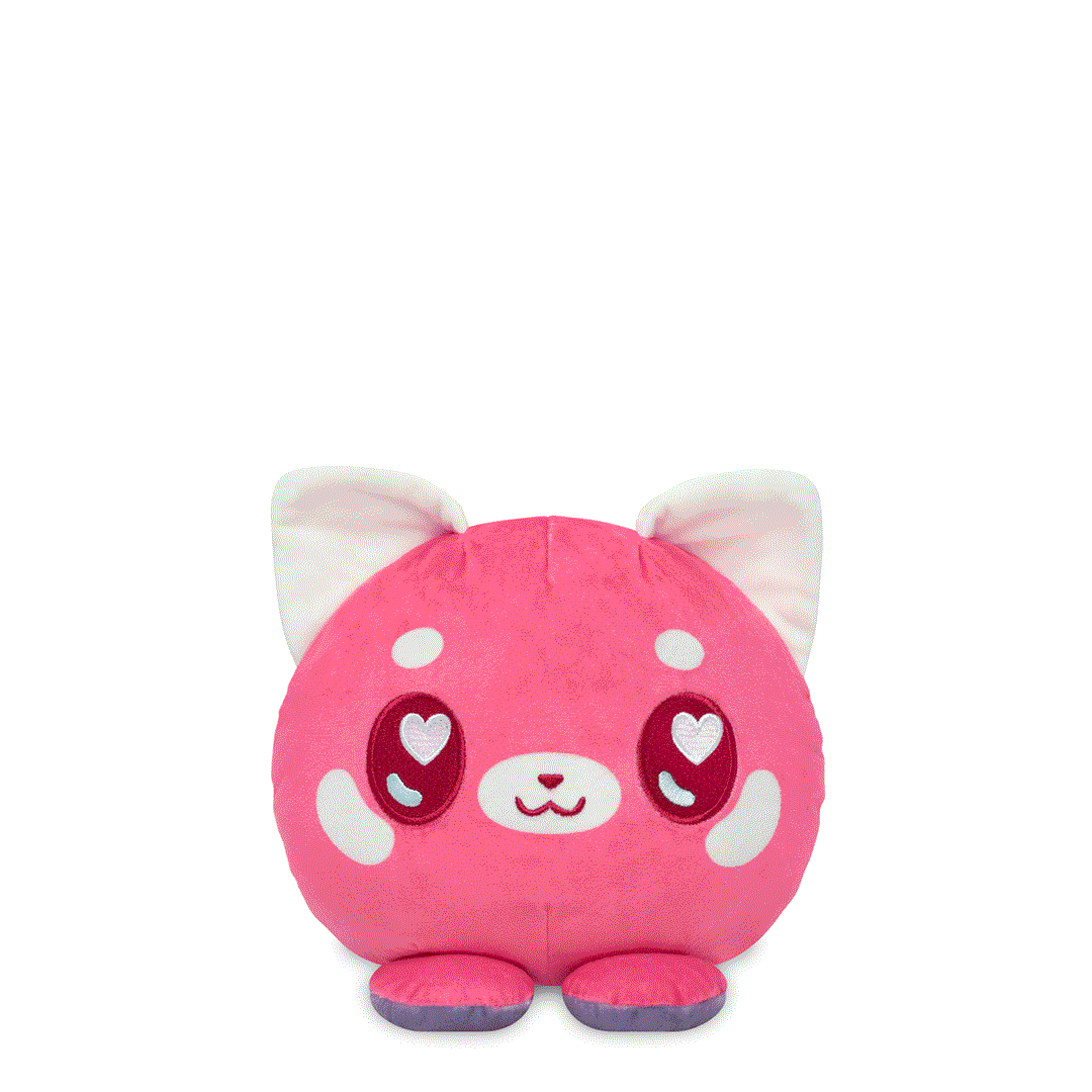 TeeTurtle - Wholesale Stuffed/Plush Toy - Kids & Baby - In Love Red Panda & Over Love Panda 6" Reversible Plushie1