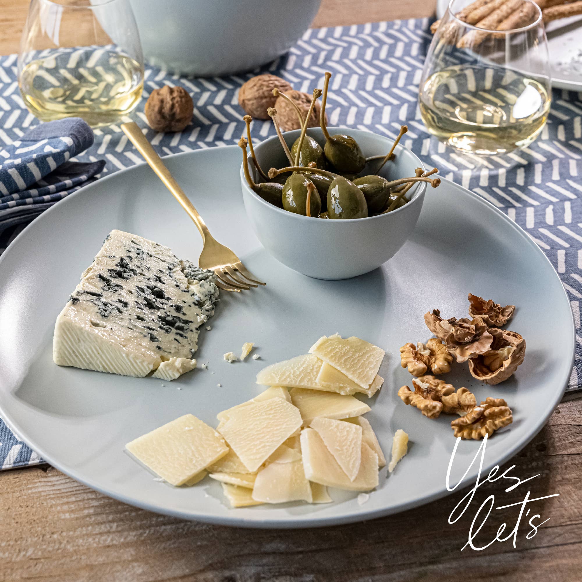 Fog Blue Mini Stoneware Bowls Hosting Essential– Set of 4, 9oz for wholesale on Faire5