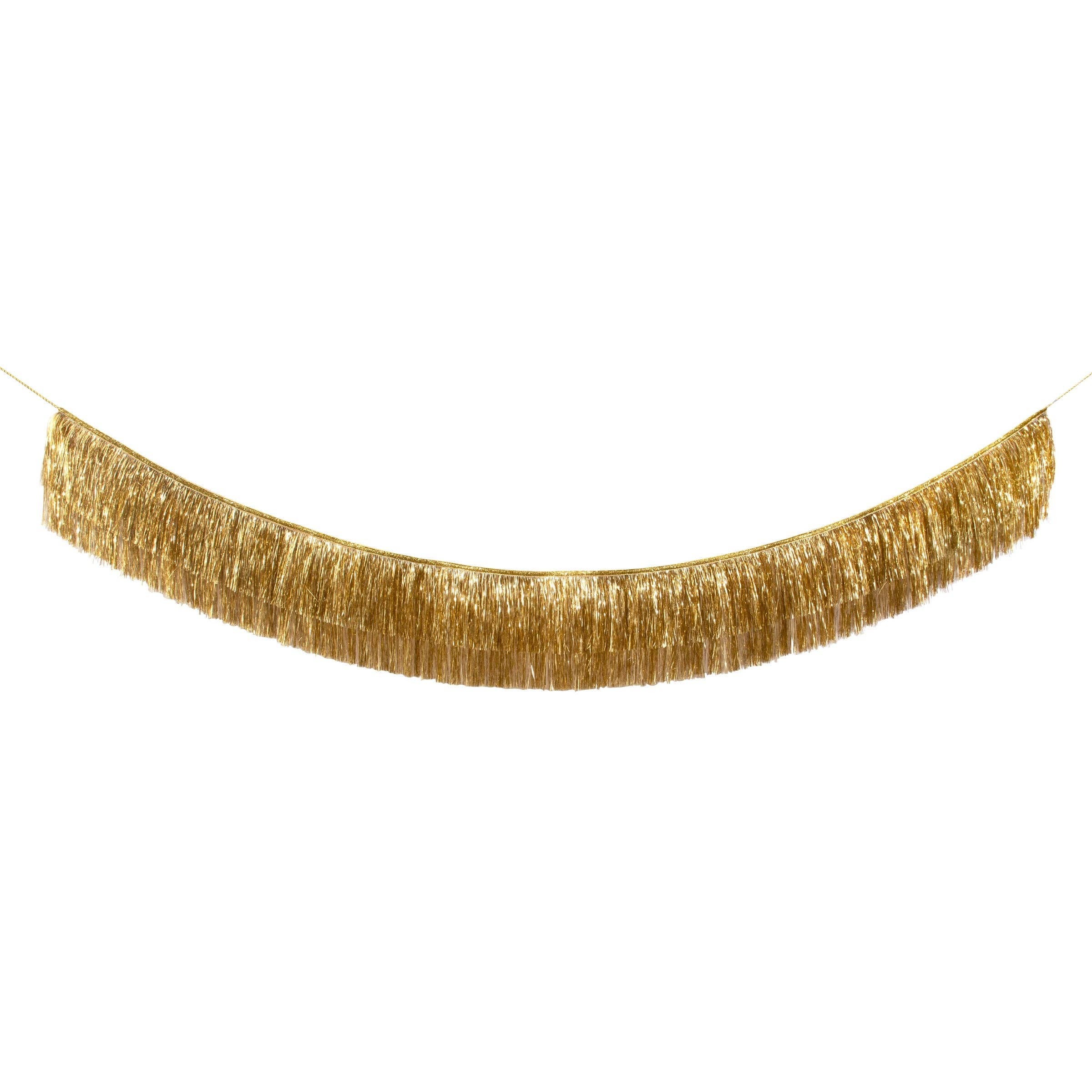 Meri Meri – wholesale Bunting/garland – Gold Tinsel Fringe Garland2